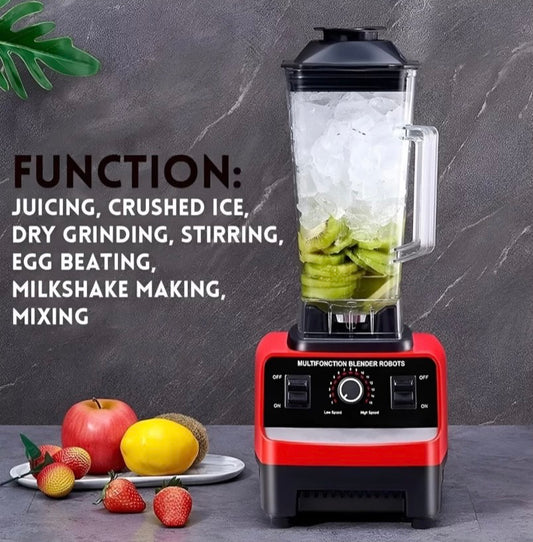 Silver Crest Professional High Performance Blender, 2L Capacity, 5500W Motor Power (2 Jars)