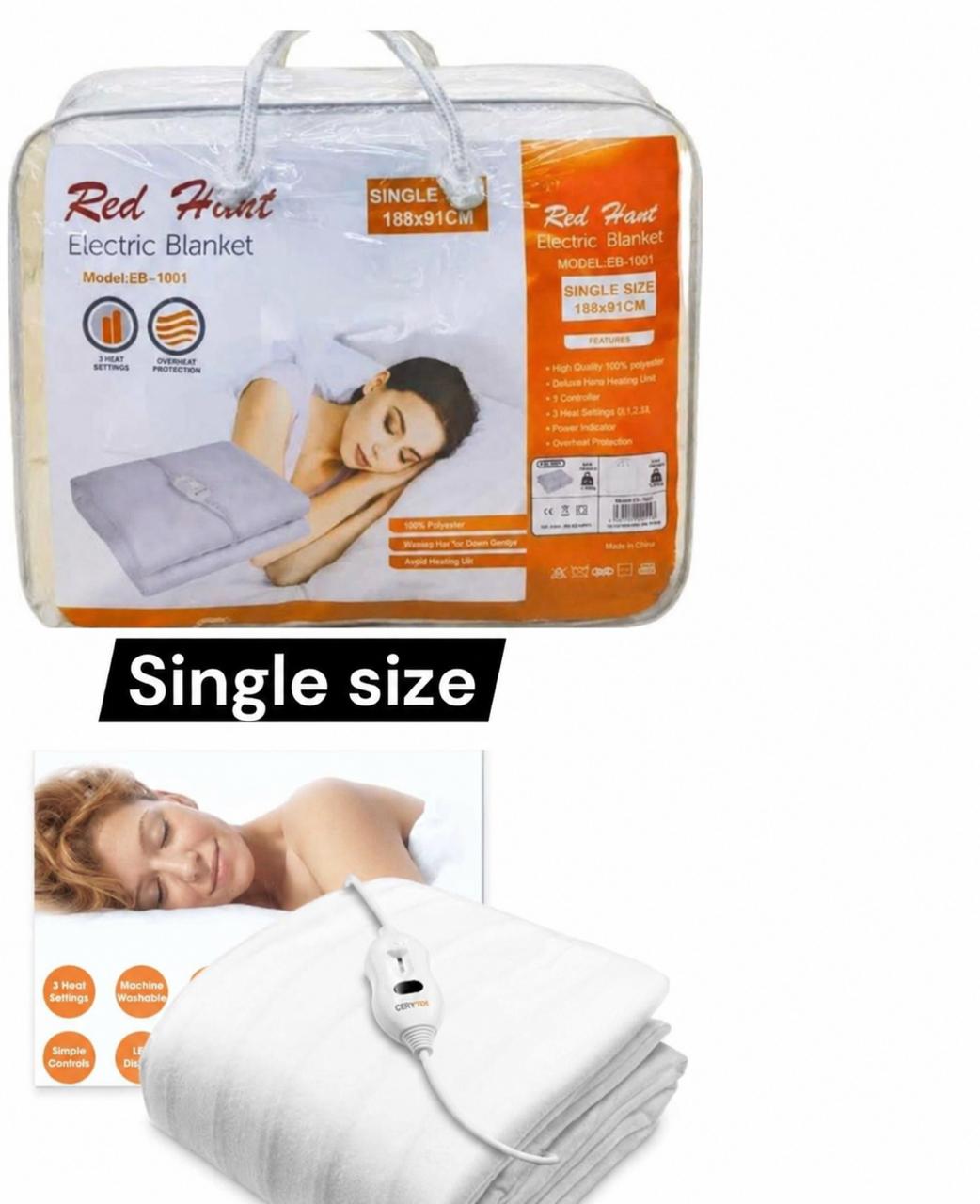 Red Hant Electric Blanket (Single size)