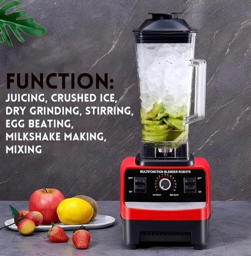 Silver Crest Professional High Performance Blender, 2L Capacity, 5500W Motor Power (2 Jars)