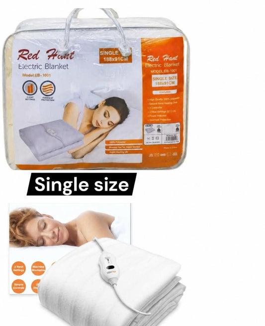 Red Hant Electric Blanket (Single size)
